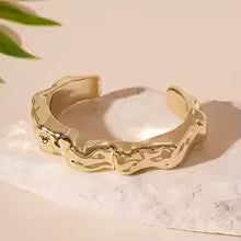 Fashion Exaggerated Irregular Bracelets for Women Simple Hip Hop Rock Personality Plastic Cuff Bangle Trendy Jewelry