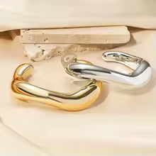 Fashion Exaggerated Irregular Bracelets for Women Simple Hip Hop Rock Personality Plastic Cuff Bangle Trendy Jewelry